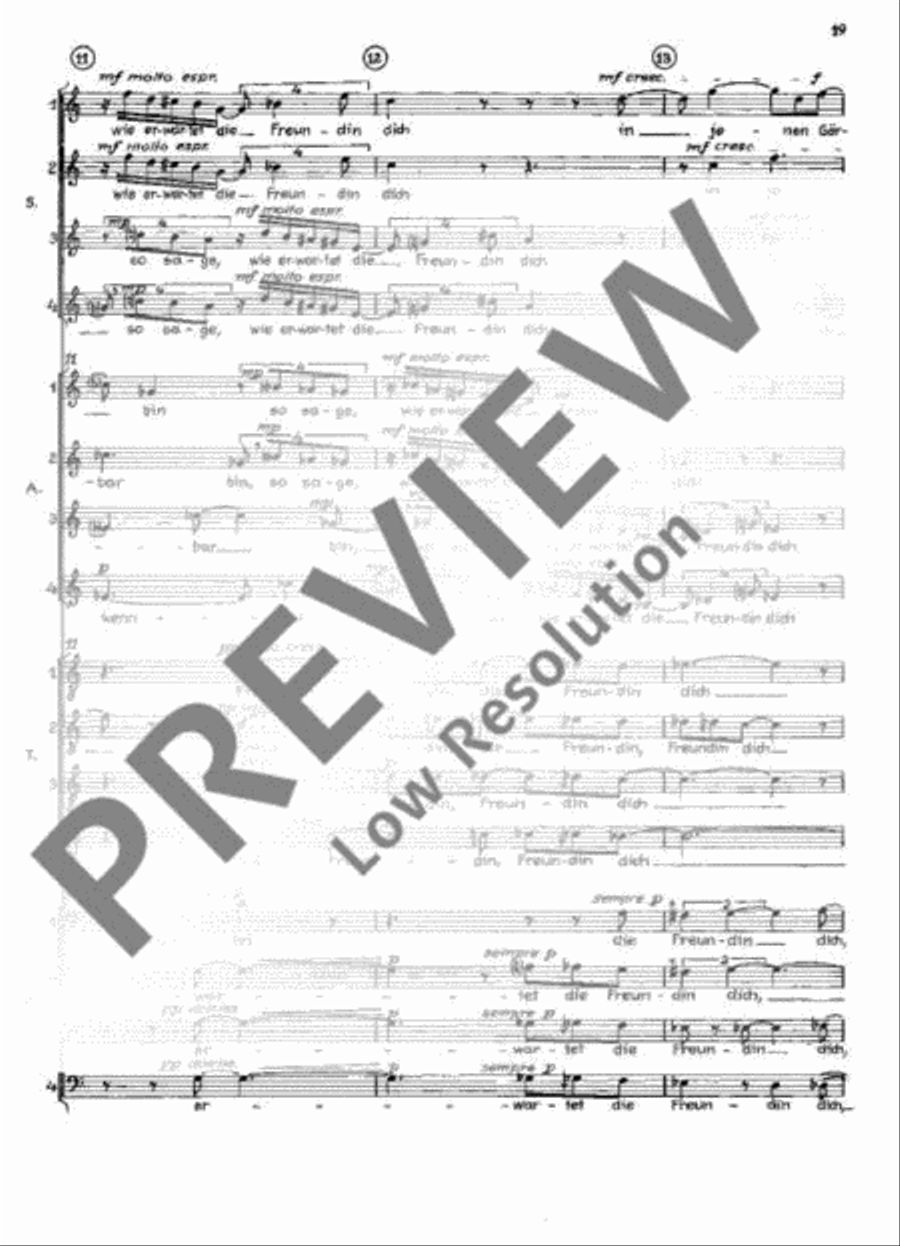 Drei Phantasien 4-Part scores gallery preview page 20