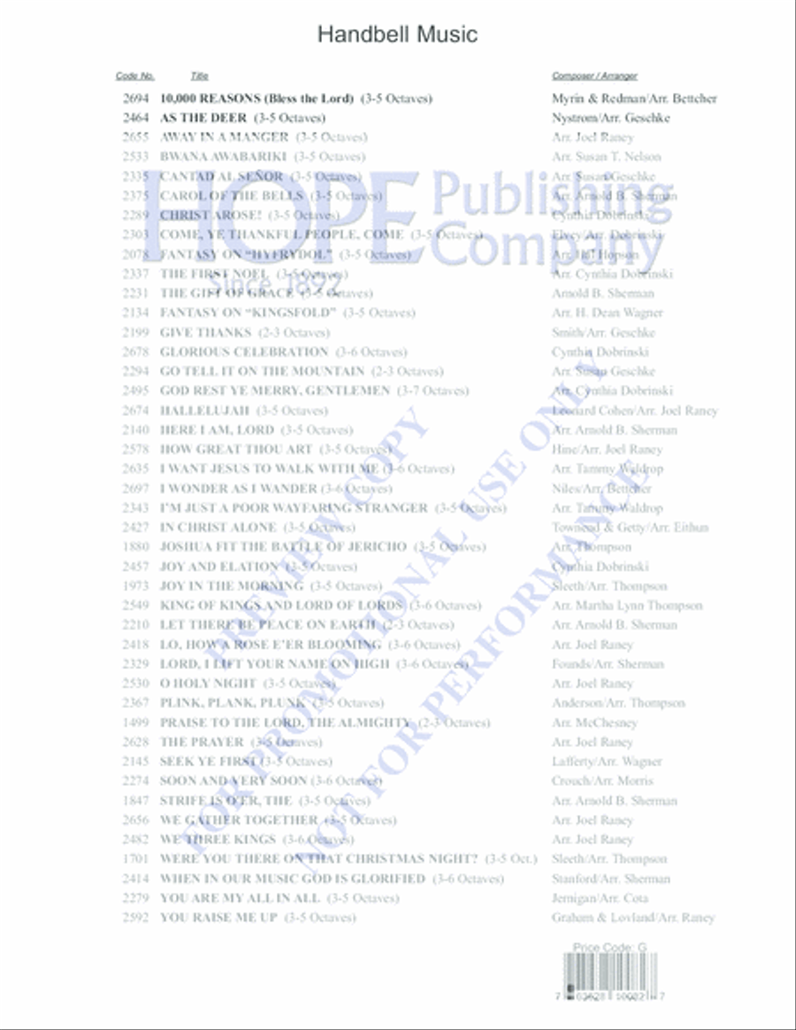 Fanfare Fanfare 2-Octaves scores gallery preview page 8