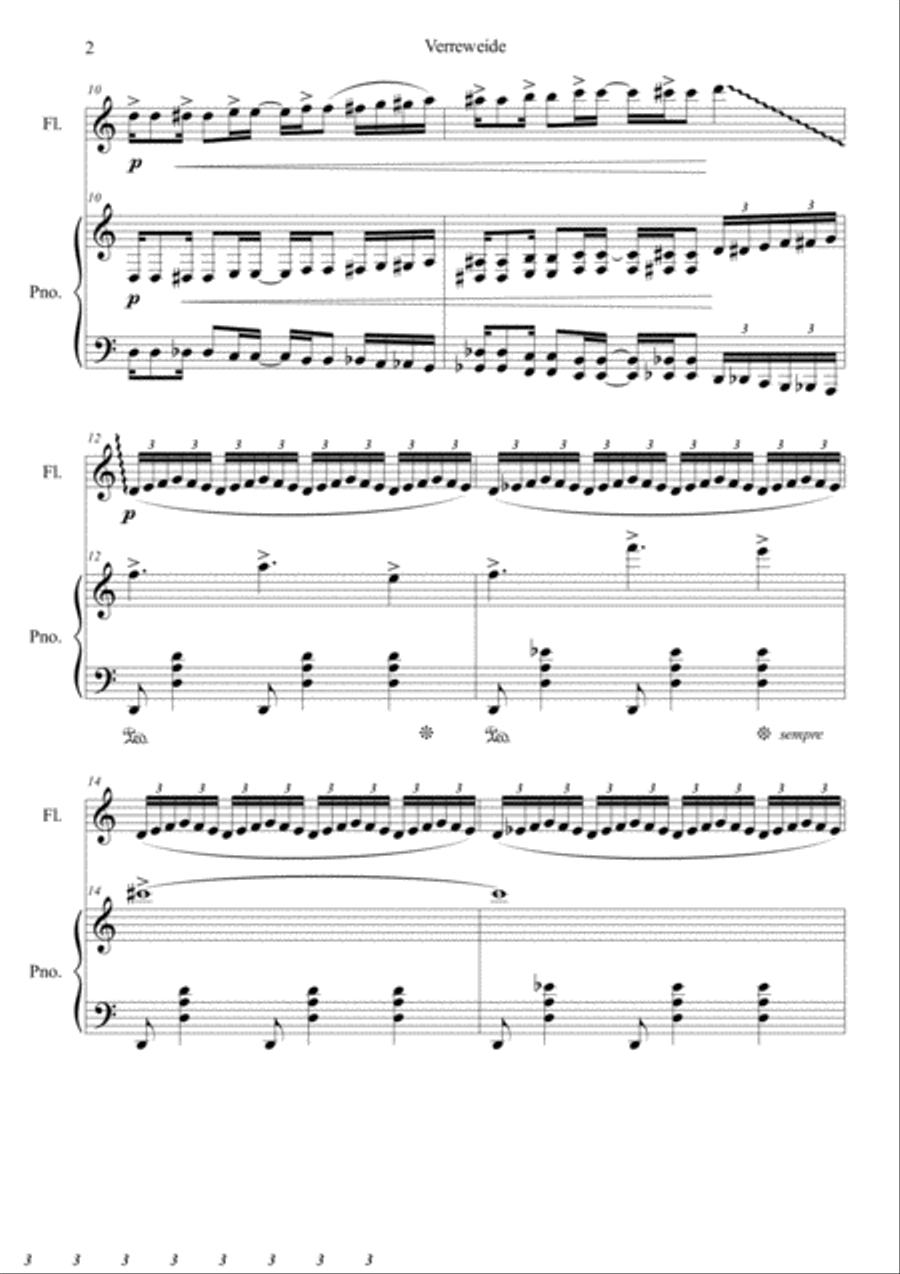 Verreweide Flute Solo scores gallery preview page 2