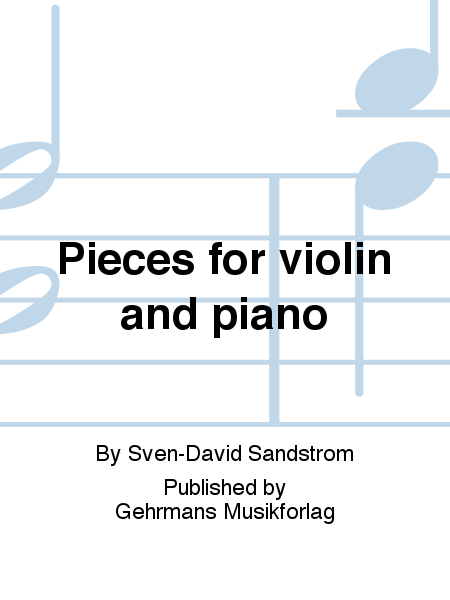 Pieces for violin and piano