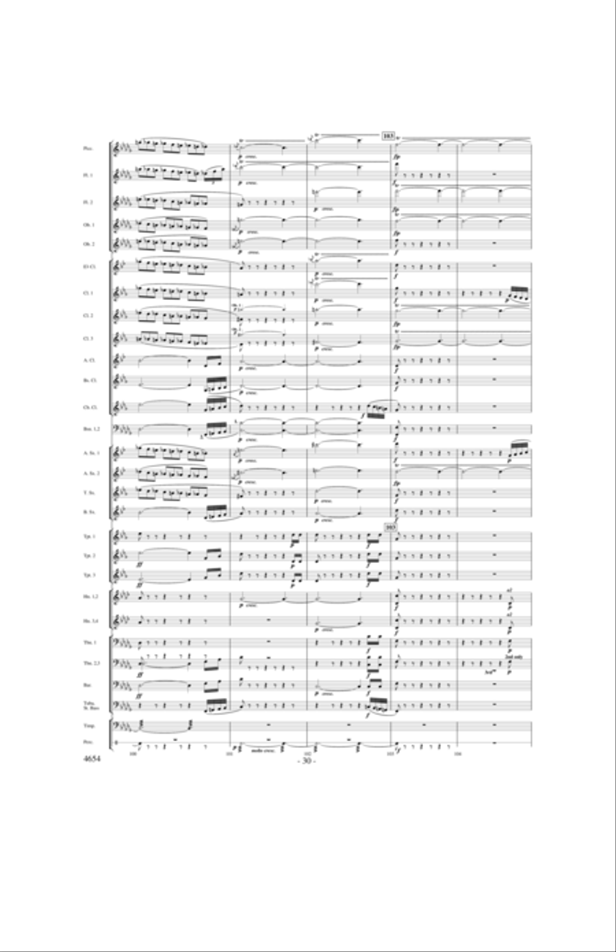 Ride of the Valkyries Concert Band scores gallery preview page 29