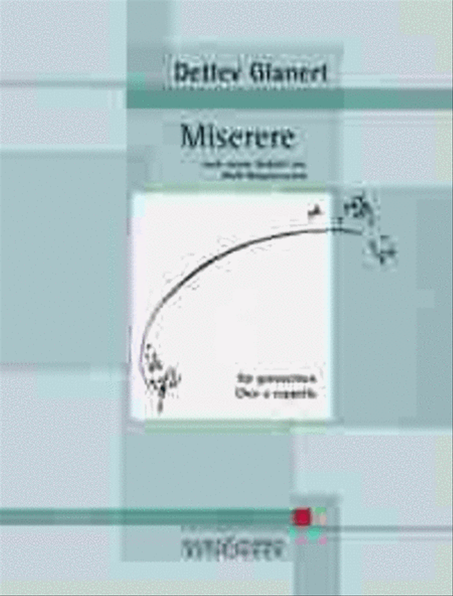 Miserere op. 34 4-Part scores gallery preview page 1