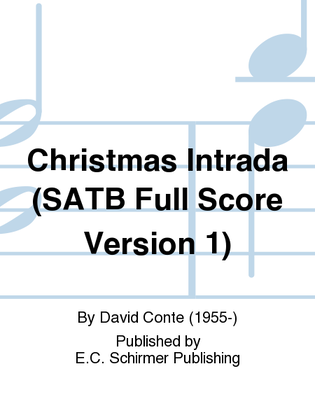 Book cover for Christmas Intrada (SATB Full Score Version 1)