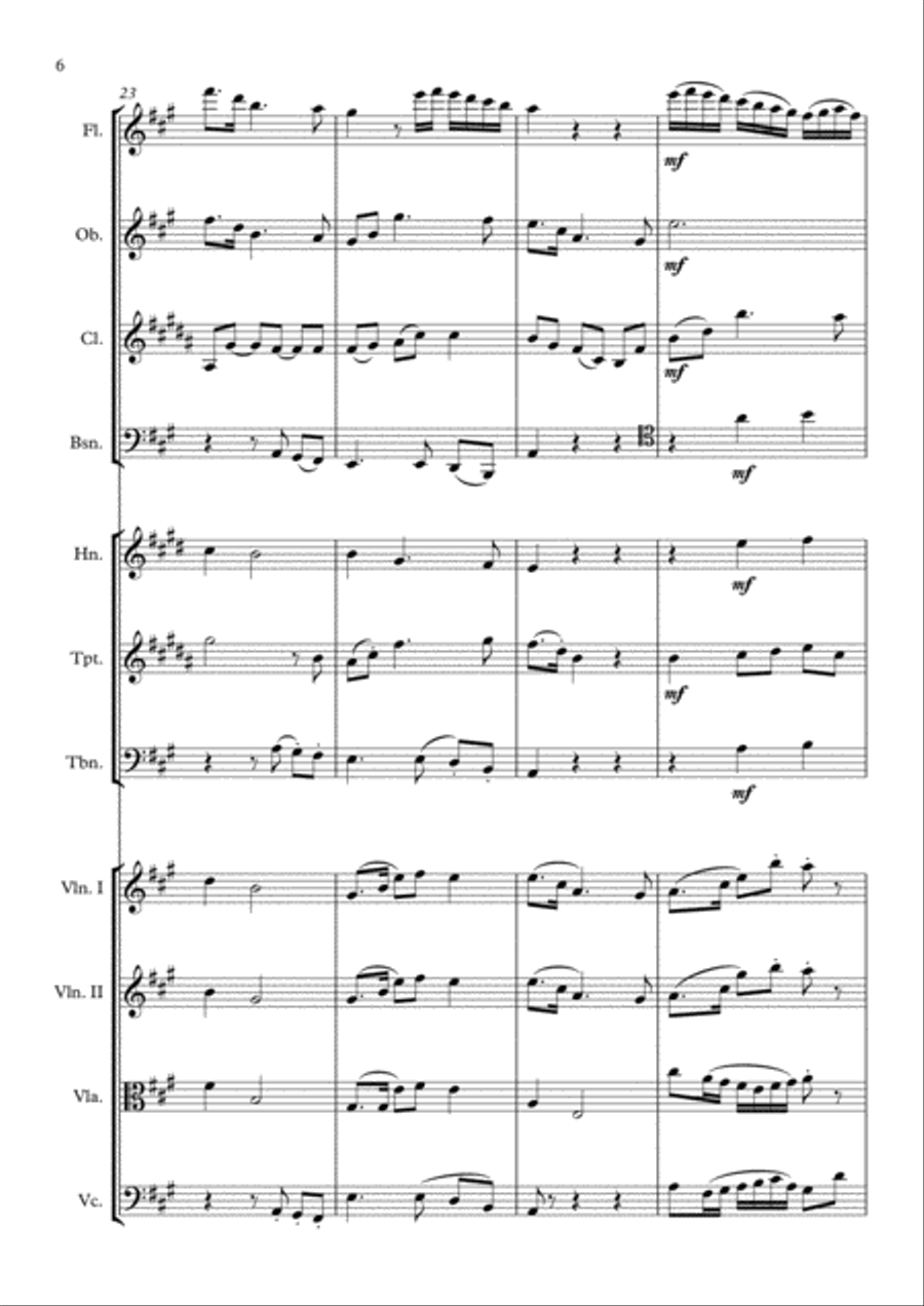 The Squirrel - N. Cossins (Original Orchestral Composition) Chamber Orchestra scores gallery preview page 6