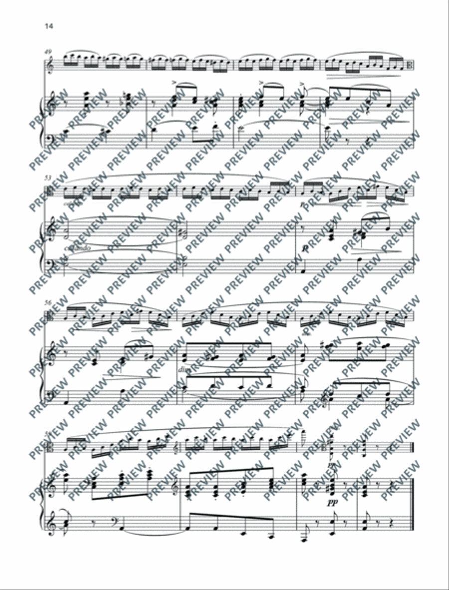 Concert Favourites Violin scores gallery preview page 15
