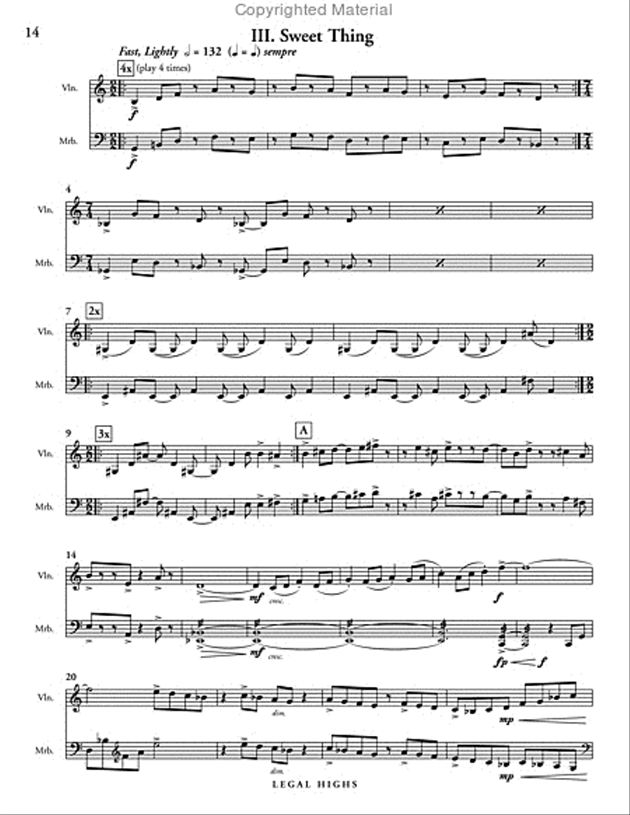 Legal Highs Legal Highs Violin scores gallery preview page 7