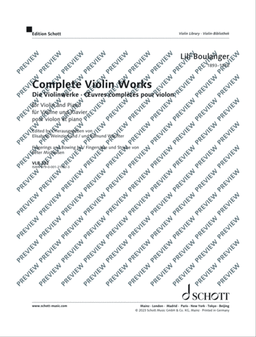 Complete Violin Works Violin Solo scores gallery preview page 2