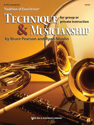 Tradition of Excellence: Technique and Musicianship - Eb Alto Saxophone