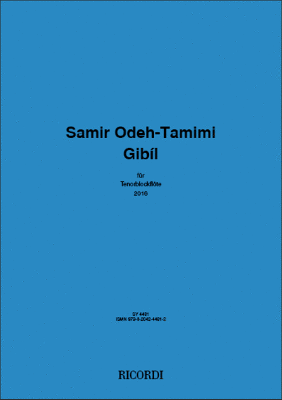 Gibíl Gibíl Tenor Recorder scores gallery preview page 1