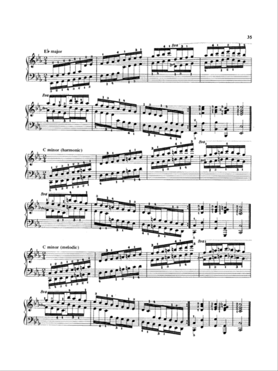 Hanon: The Virtuoso Pianist (Volume II) Piano Solo scores gallery preview page 4