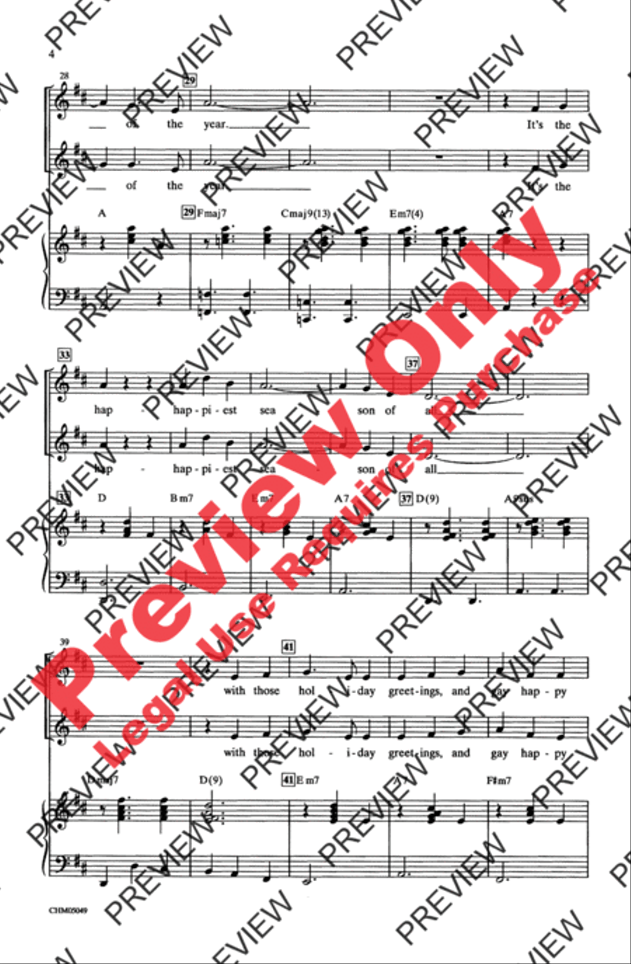 It's the Most Wonderful Time of the Year 2-Part scores gallery preview page 4