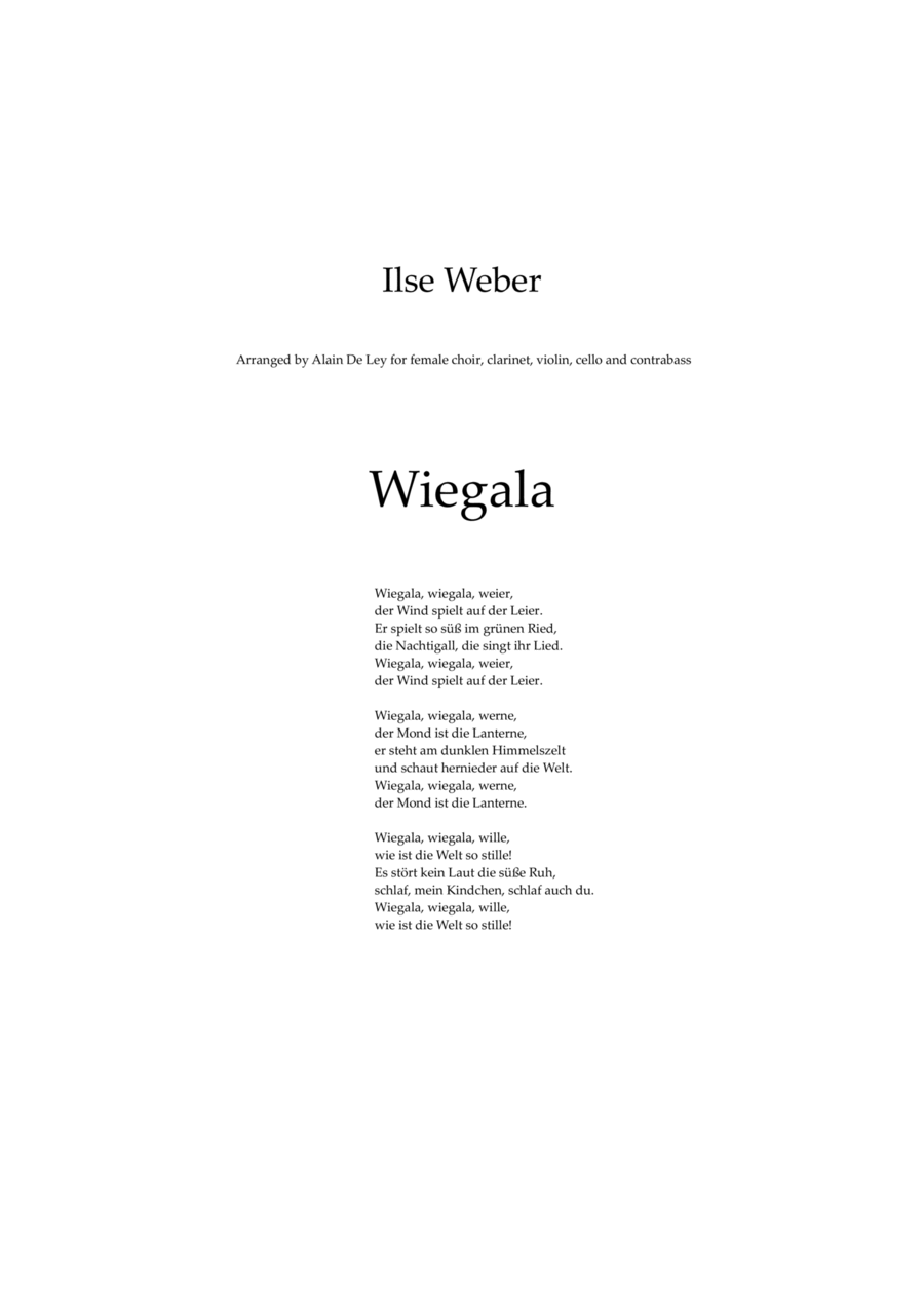 Wiegala SSA scores gallery preview page 1