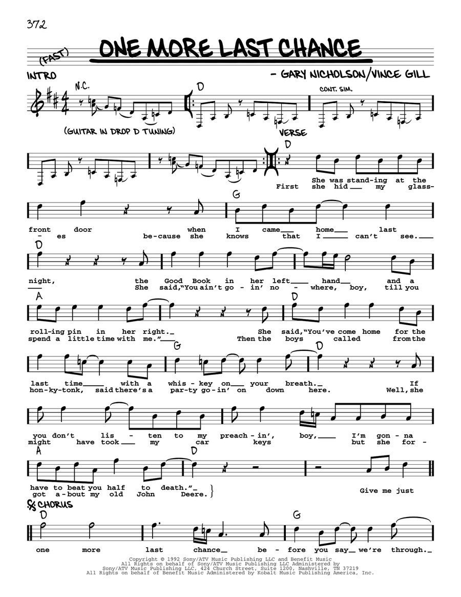 One More Last Chance Voice scores gallery preview page 1