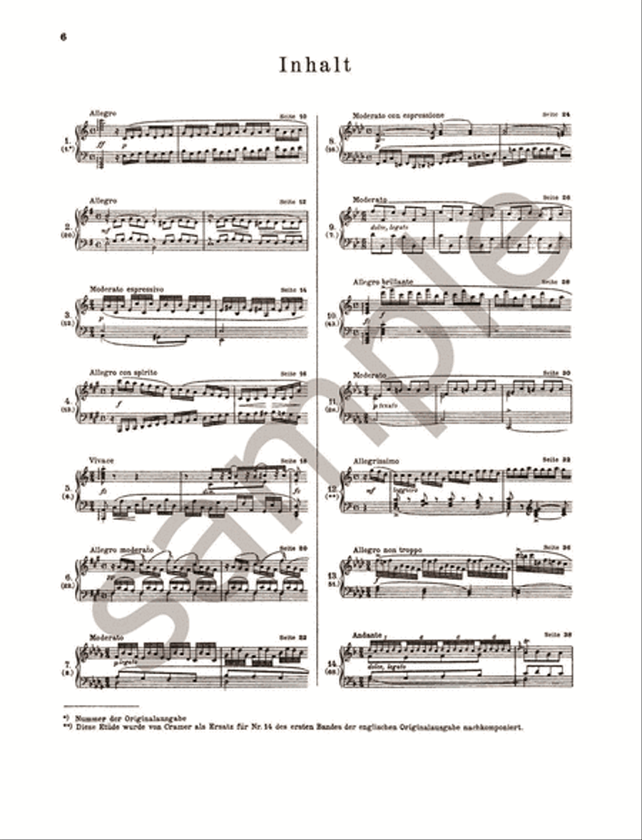 60 Studies for Piano, Selected and ed. by Hans von Bülow Piano Method scores gallery preview page 3