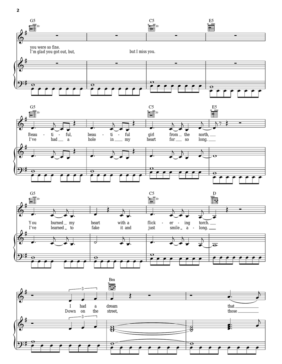 Candy Piano, Vocal, Guitar scores gallery preview page 2