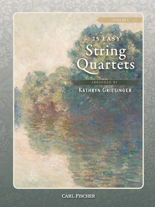 Book cover for 25 Easy String Quartets