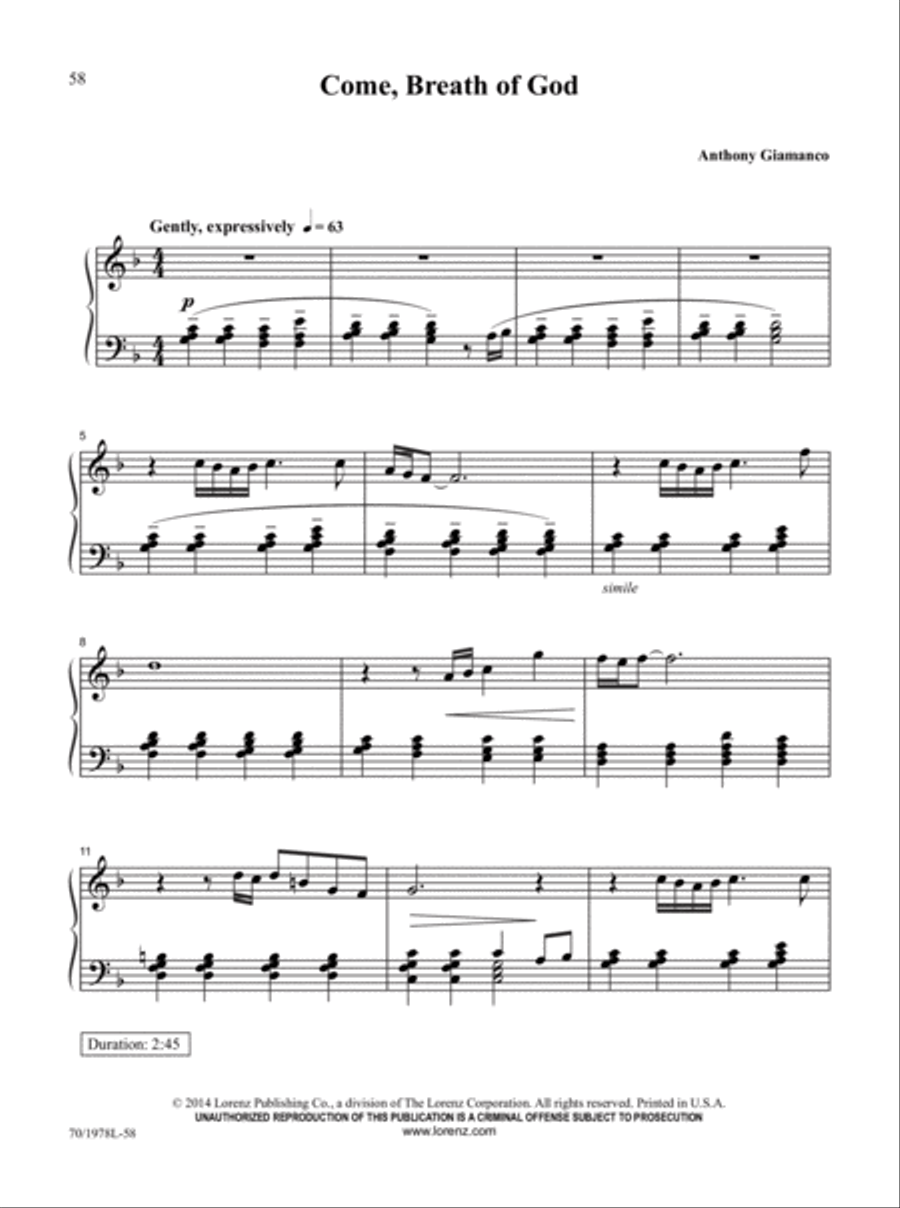 The Church Pianist's Library, Vol. 18 Piano Solo scores gallery preview page 21