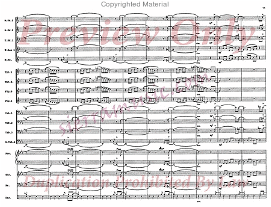 Work Song Jazz Ensemble scores gallery preview page 12
