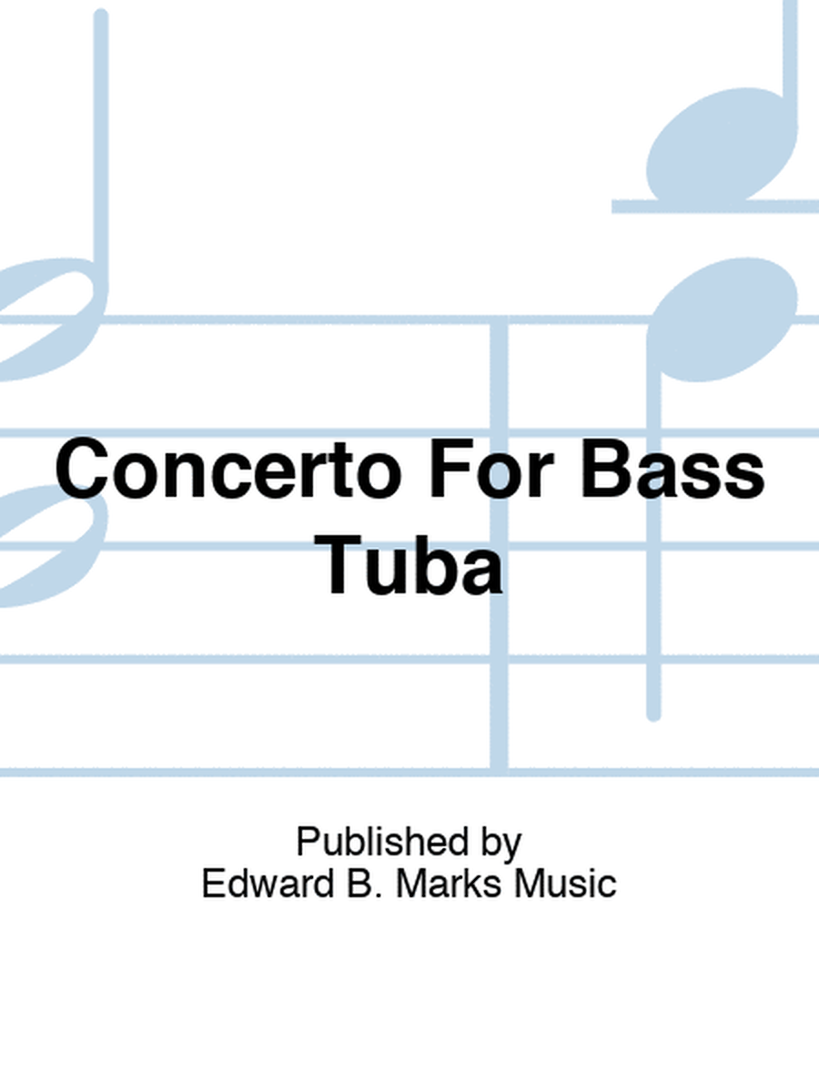 Concerto For Bass Tuba