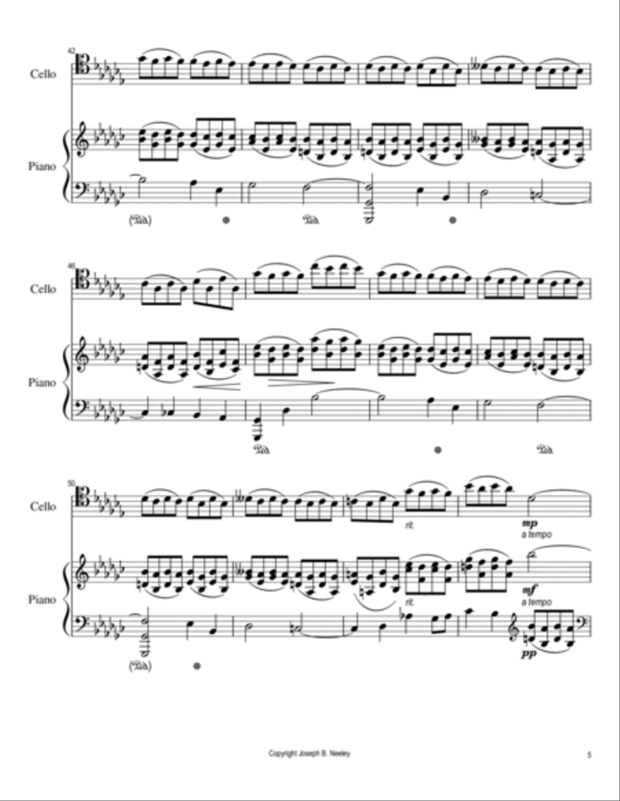 Morceaux de Fantaisie Elegie Piano scores gallery preview page 5