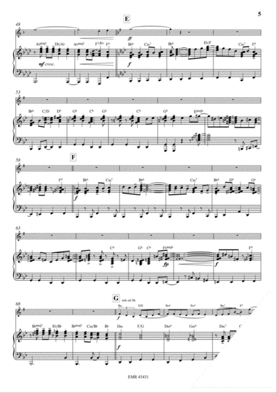 I Got Plenty O' Nuttin' Baritone Saxophone scores gallery preview page 6