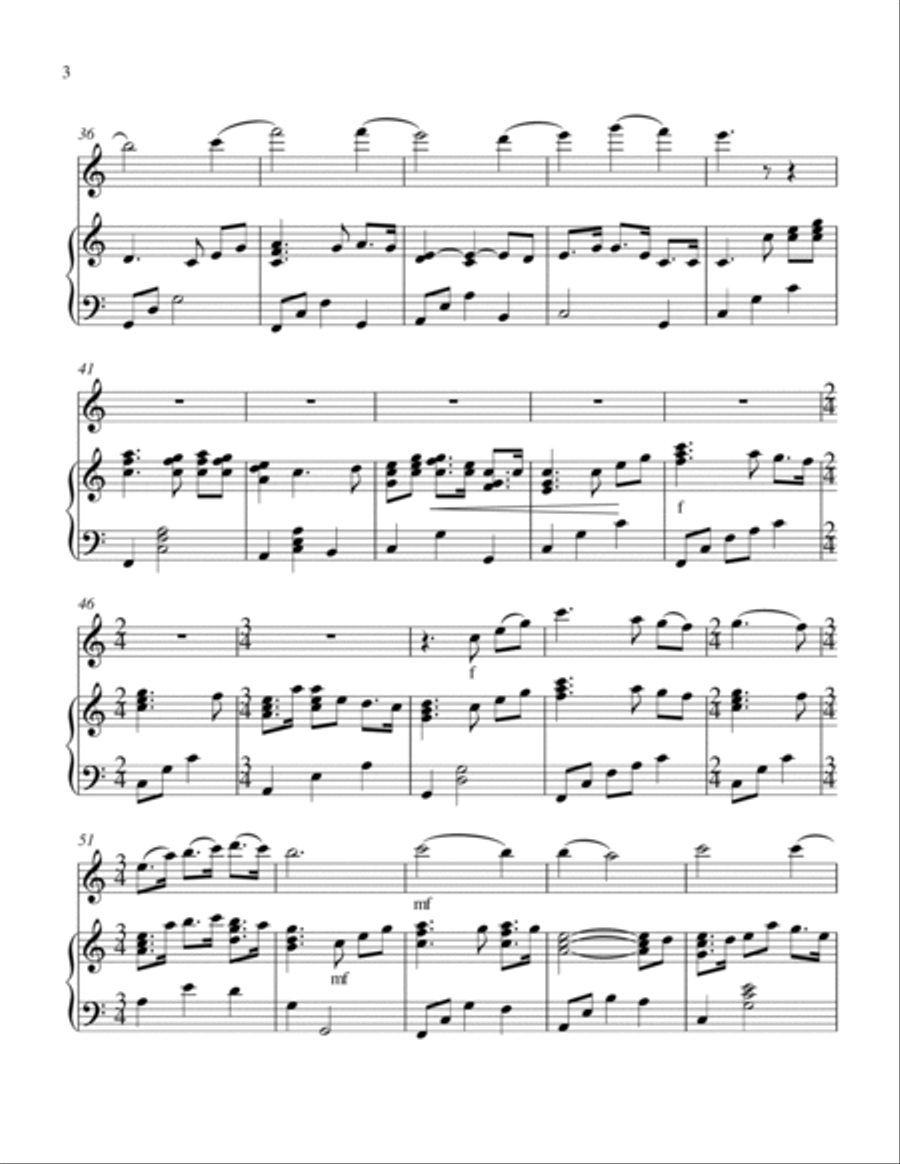 And So It Goes Flute Solo scores gallery preview page 4