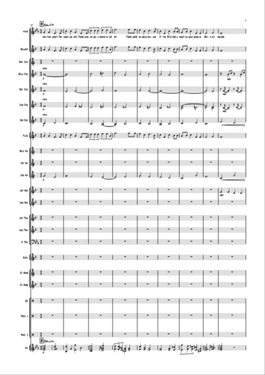 A Nightingale Sang In Berkeley Square Brass Band scores gallery preview page 5