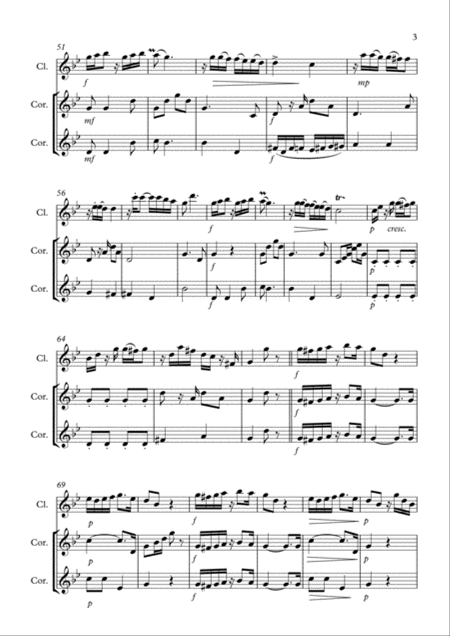 La Cumparsita Brass Ensemble scores gallery preview page 3