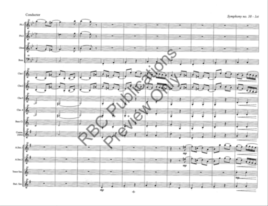 Symphony #38 Mvt 1 (Score) Score scores gallery preview page 9
