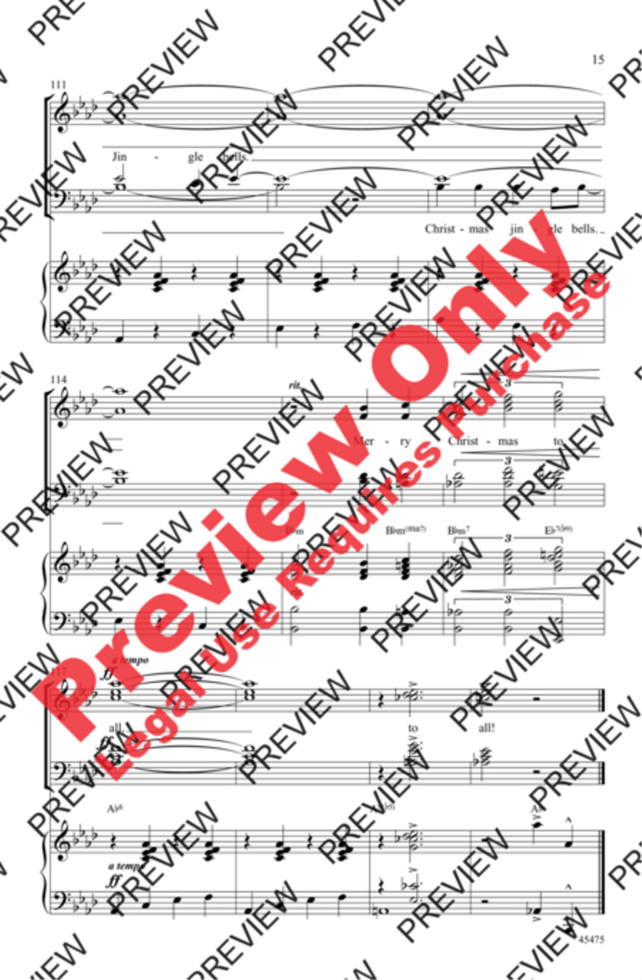 Kay Thompson's Jingle Bells - SoundTrax CD (CD only) Choir scores gallery preview page 15