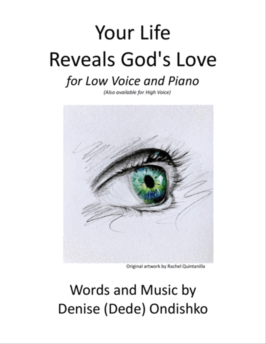 Your Life Reveals God's Love (Low Voice) Low Voice scores gallery preview page 1
