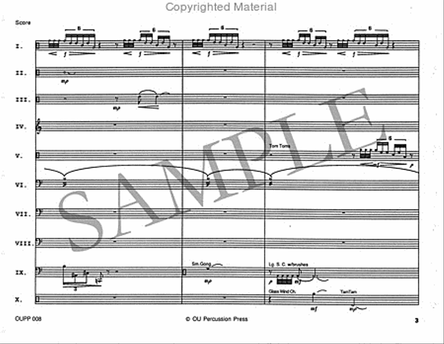 Duo Chopinesque Percussion Ensemble scores gallery preview page 4