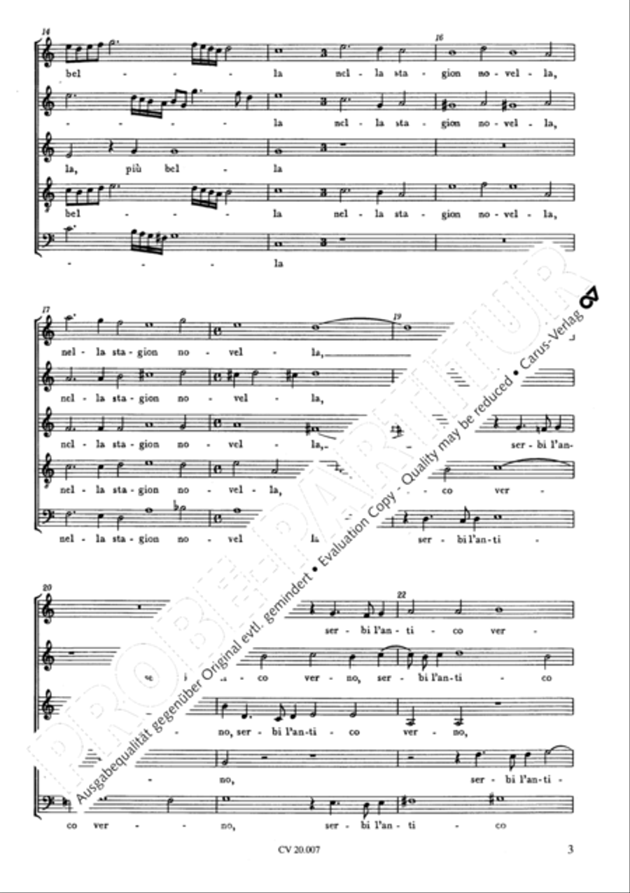 The spring laughs SSATB scores gallery preview page 4