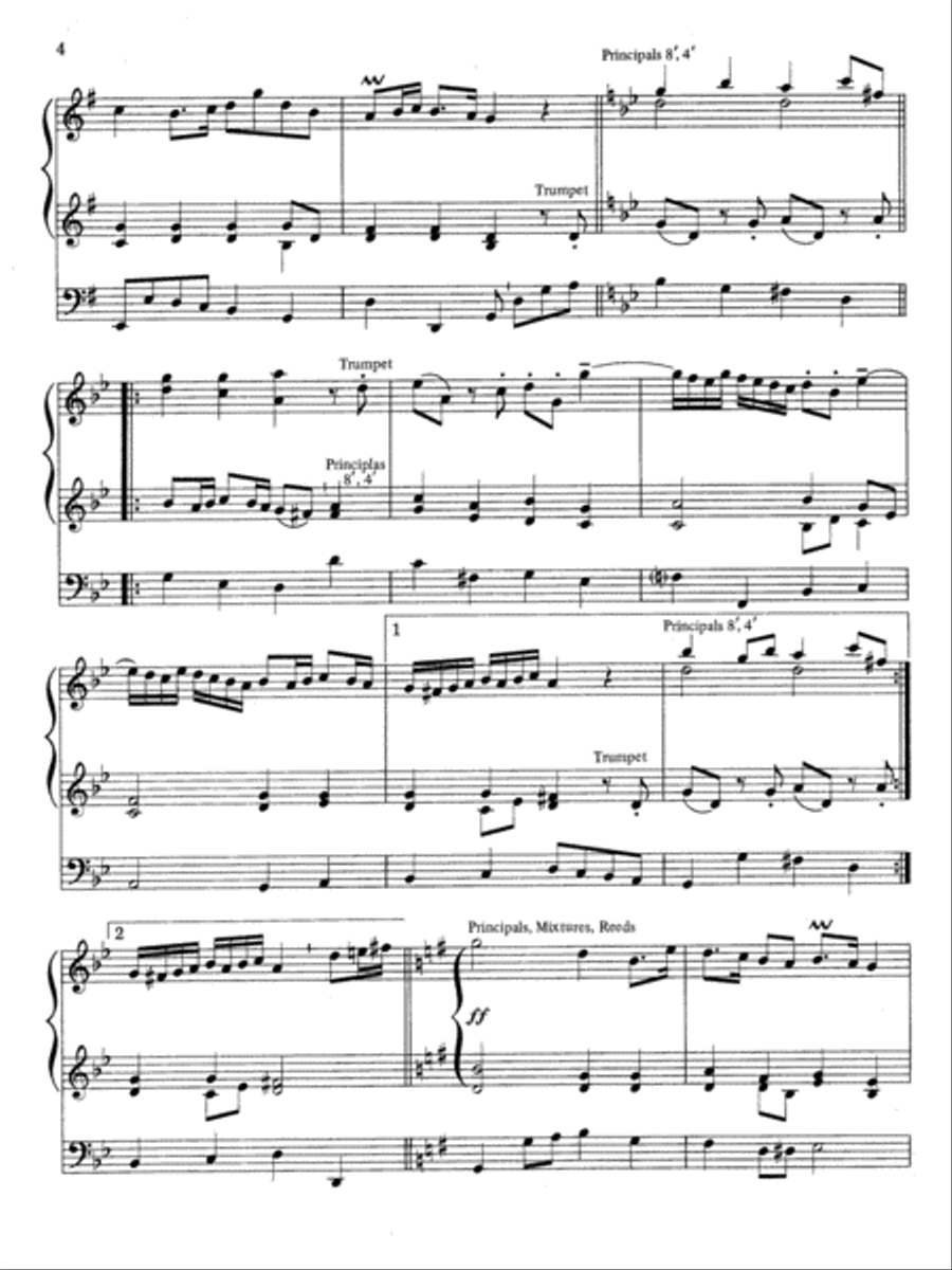 Two Trumpet Tunes Two Trumpet Tunes Organ Solo scores gallery preview page 4