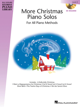 Book cover for More Christmas Piano Solos - Level 2