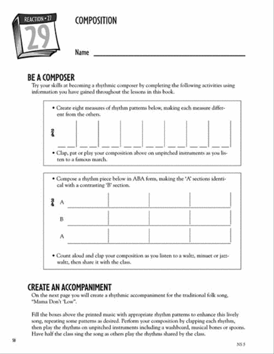 Thirty Days to Rhythm School and Community scores gallery preview page 6