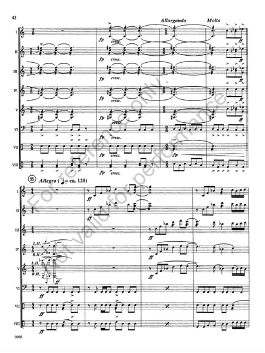 Windstone Suite Percussion Ensemble scores gallery preview page 41