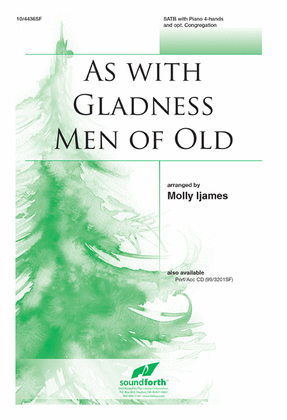 Book cover for As with Gladness Men of Old