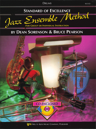 Book cover for Standard of Excellence Jazz Ensemble Book 1, Drums