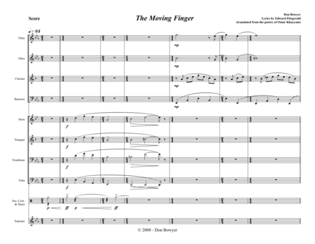 The Moving Finger (Chamber Winds) image number null