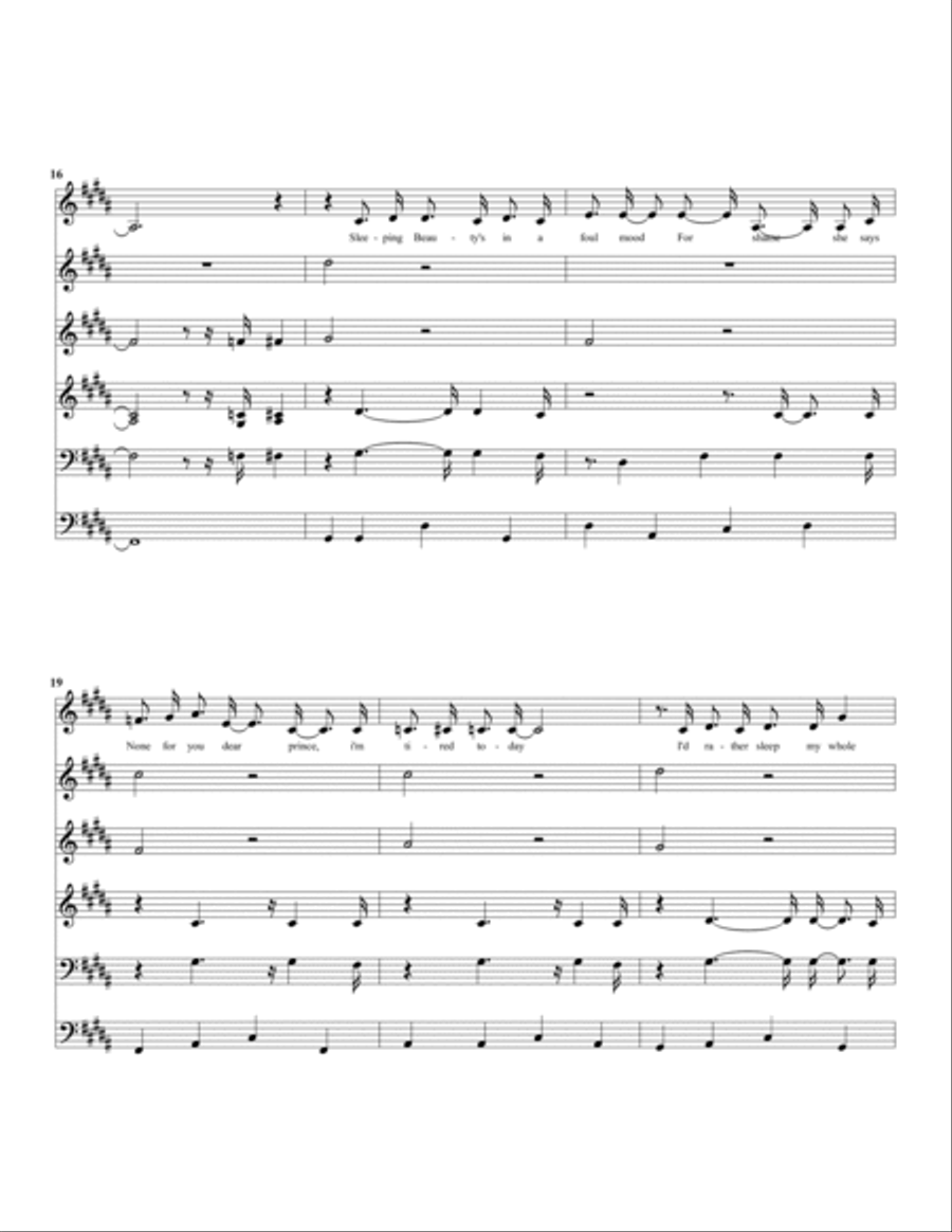 Fairytale Fairytale 4-Part scores gallery preview page 3