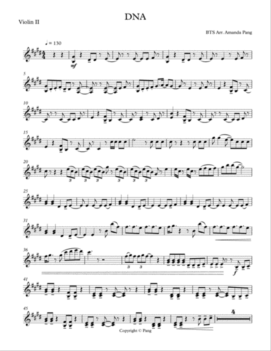 Dna String Quartet scores gallery preview page 3