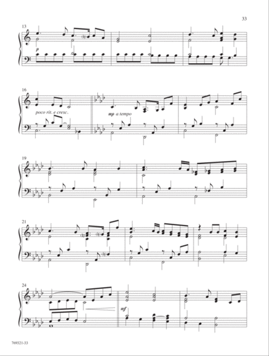 Ever in Joyful Song! Piano Solo scores gallery preview page 14