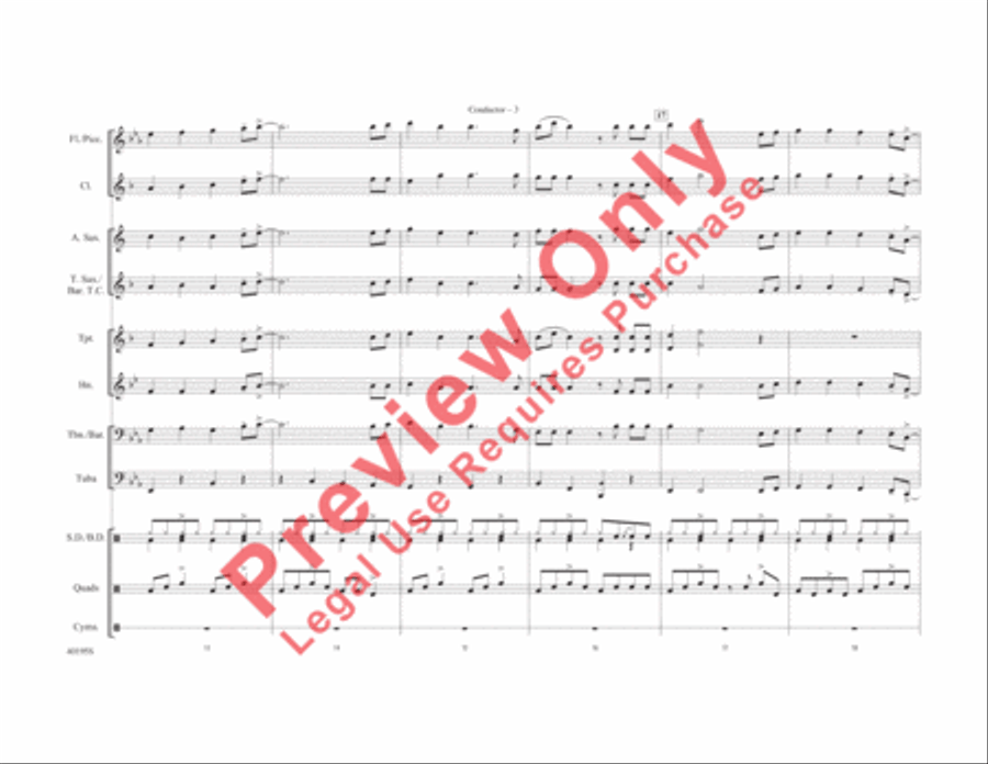 She Loves You Marching Band scores gallery preview page 10
