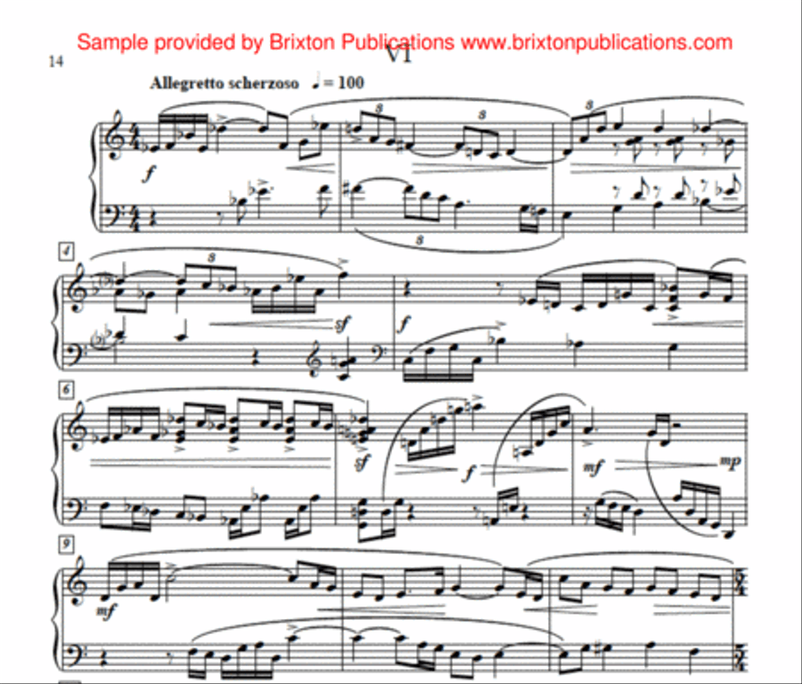 Nine Bagatelles Nine Bagatelles Piano Solo scores gallery preview page 7