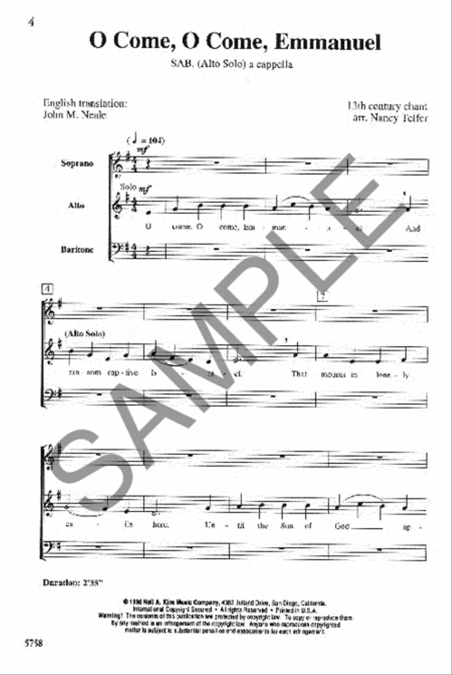 O Come, O Come Emmanuel O Come, O Come Emmanuel 3-Part scores gallery preview page 2