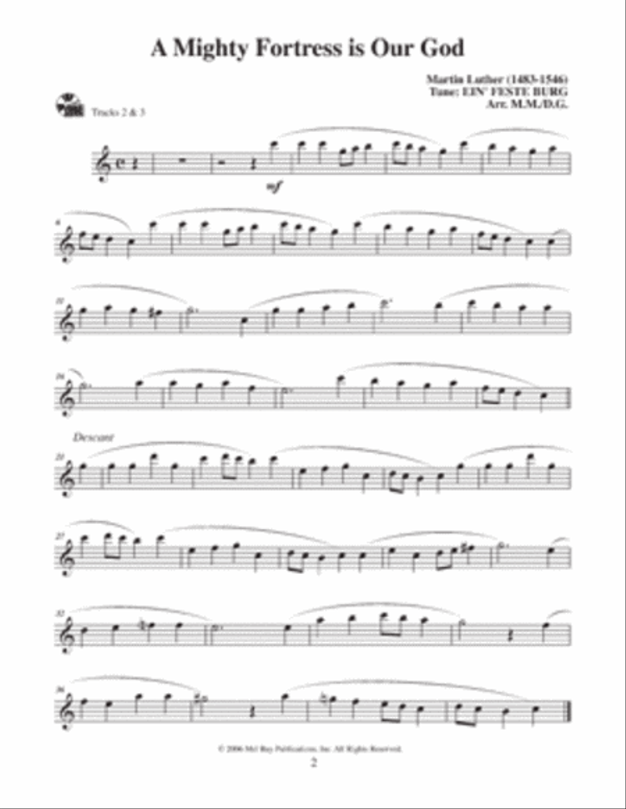 Hymns for Flute and Piano Made Easy Oboe scores gallery preview page 3