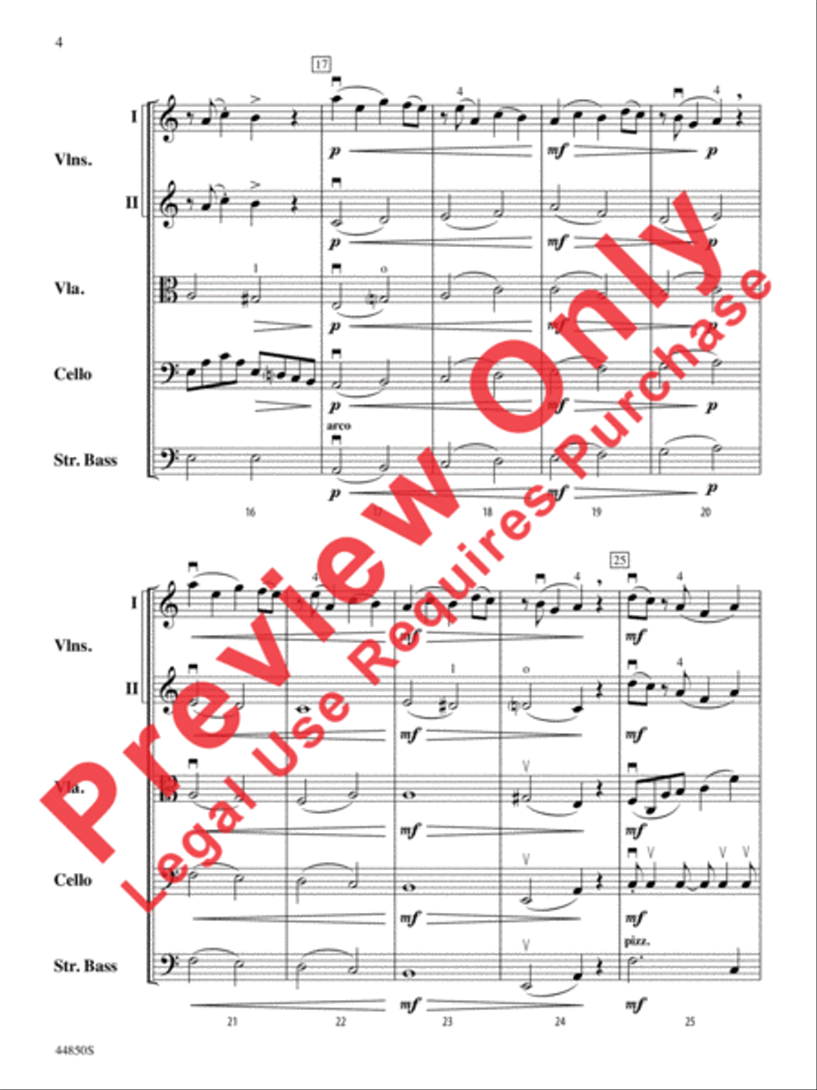 Lost Horizon String Orchestra scores gallery preview page 17