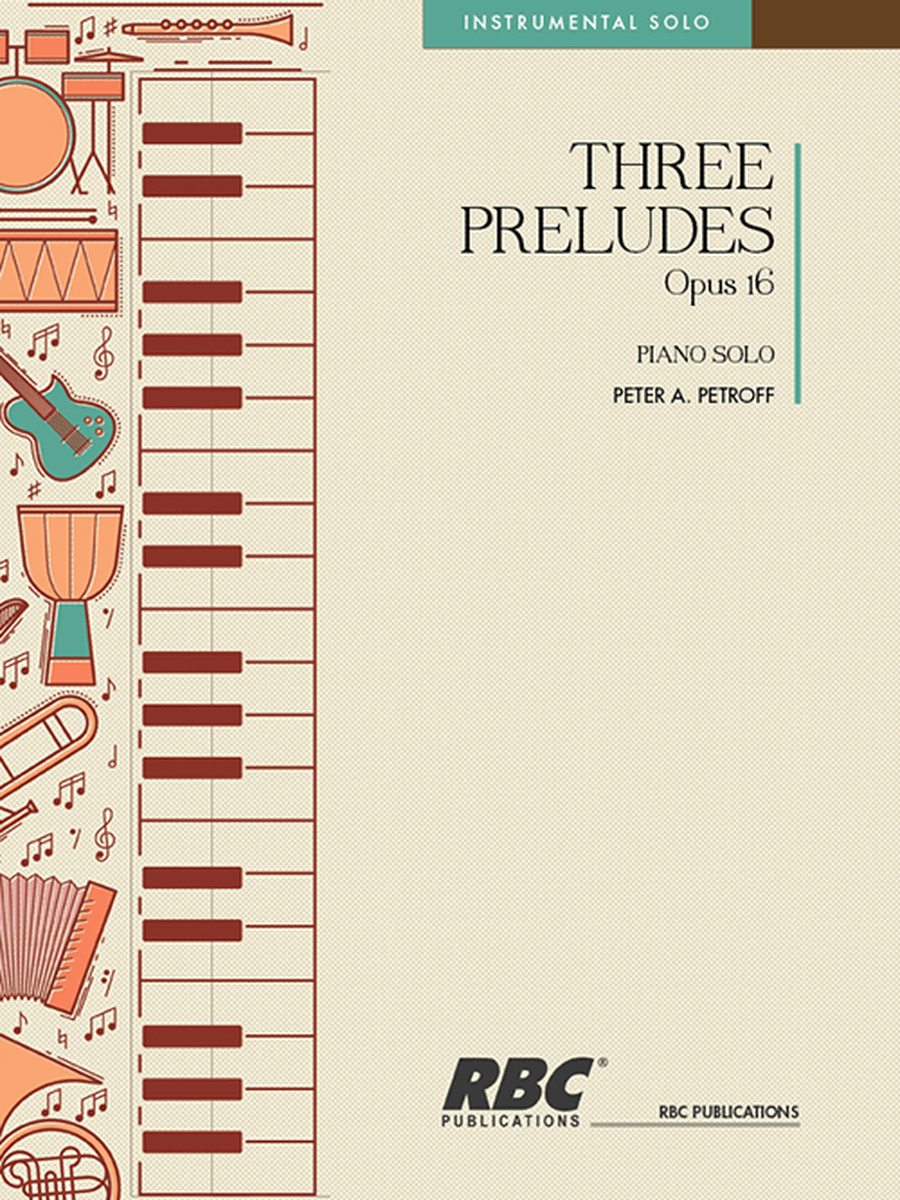 Three Preludes Piano Solo scores gallery preview page 1