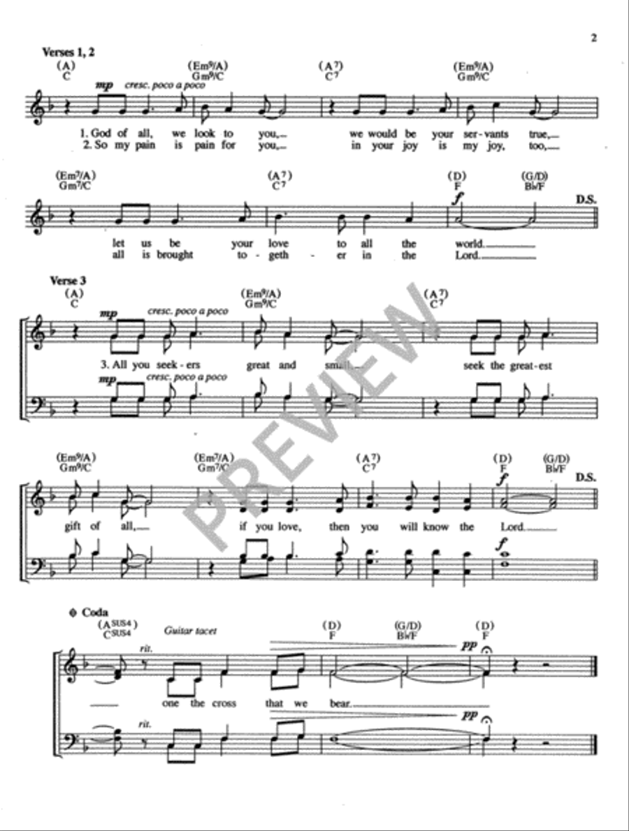 We Are Many Parts - Guitar edition Guitar scores gallery preview page 3